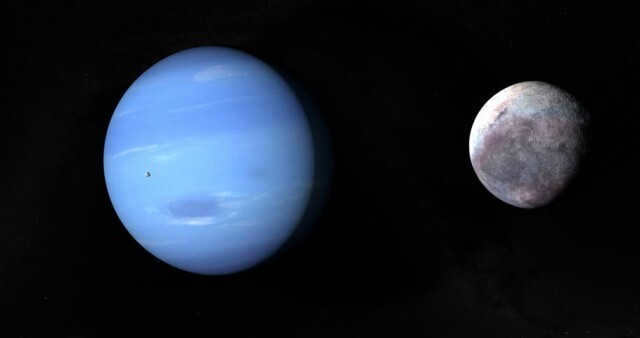 Neptune and Triton.