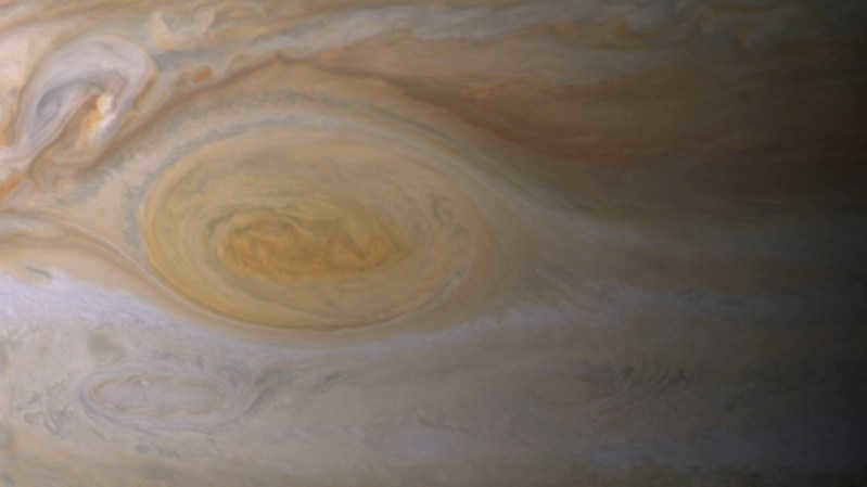 what is a big red spot and what planet is it associated with