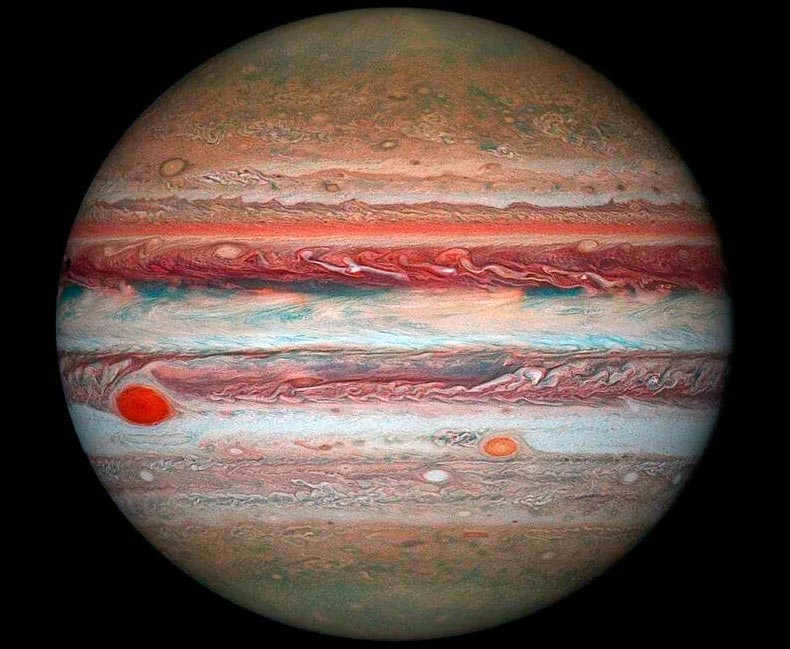 what is a big red spot and what planet is it associated with