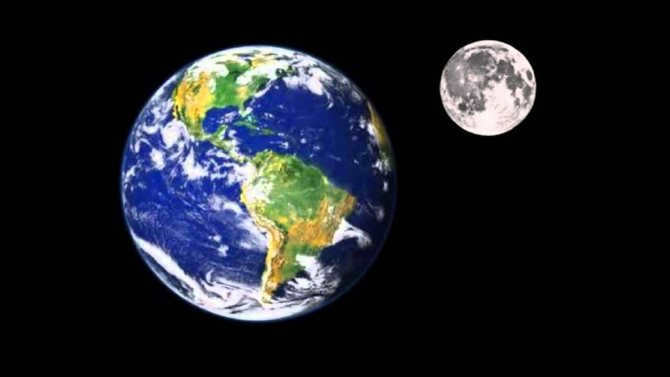 earth and satellite