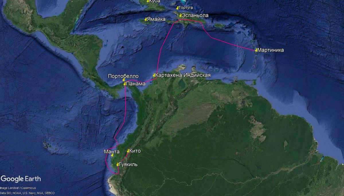 Louis Gaudin proposed the expedition here: to the Quito area (then the Viceroyalty of Peru).