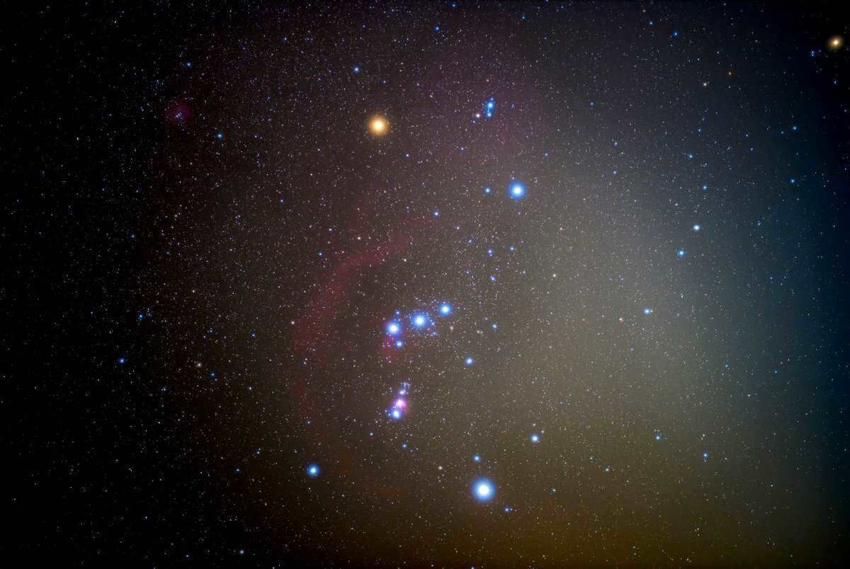 The constellation Orion is where stars are born.