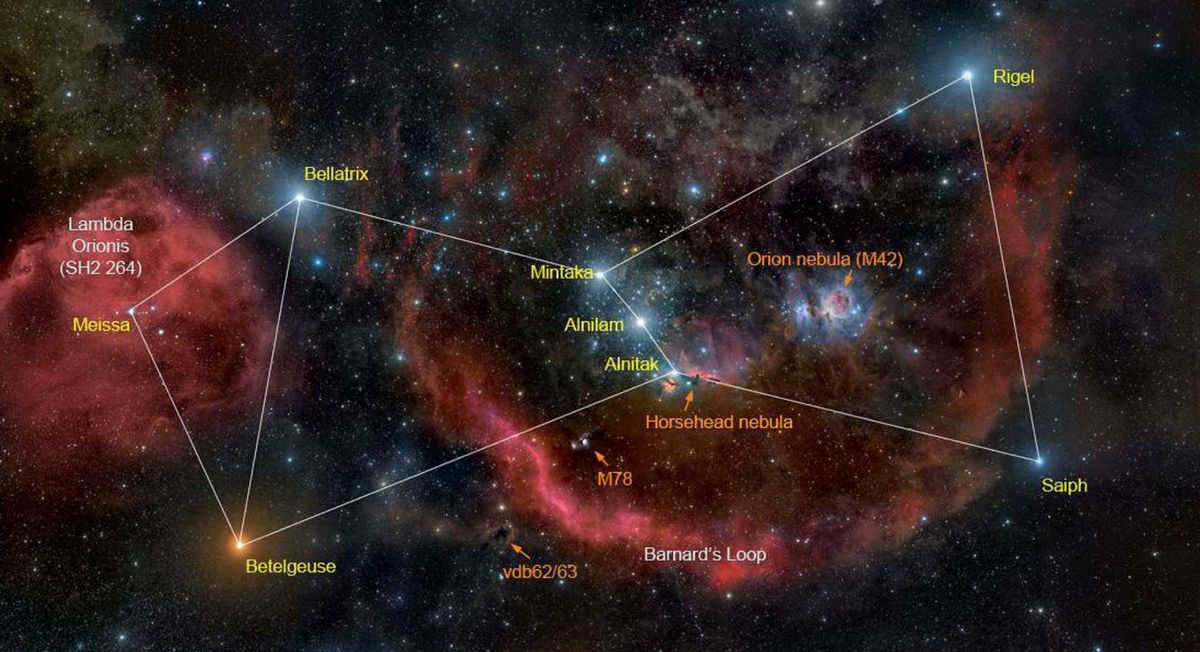 The constellation Orion.