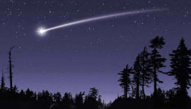 Falling star in a dream promises many changes