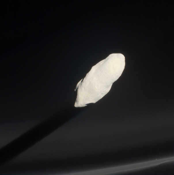 Prometheus casts a shadow on the F ring