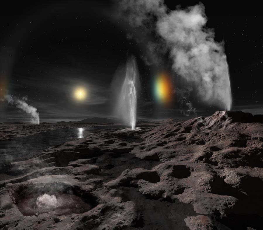 Pluto's topography