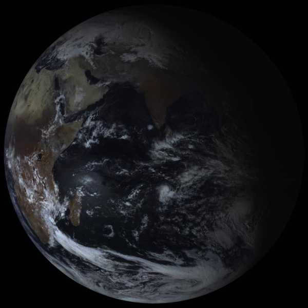 Earth from the Electro-L satellite