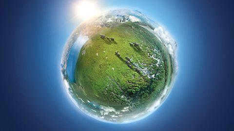 land volume is equal to
