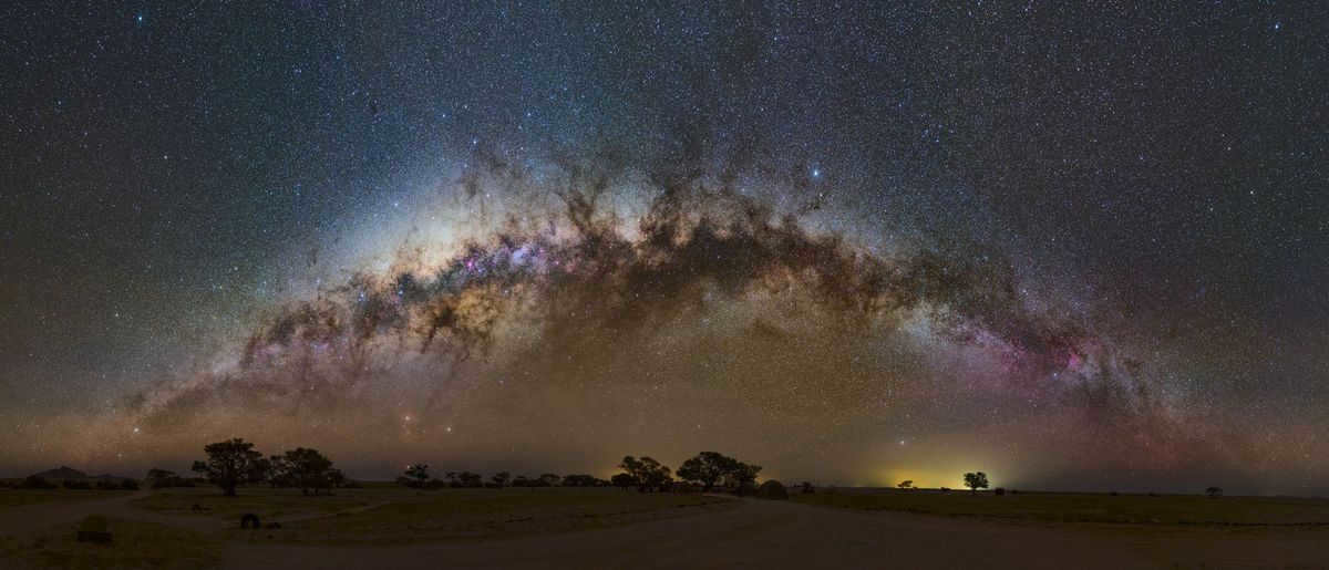 The Milky Way and the starry sky