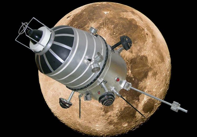 Artificial Satellite and the Moon