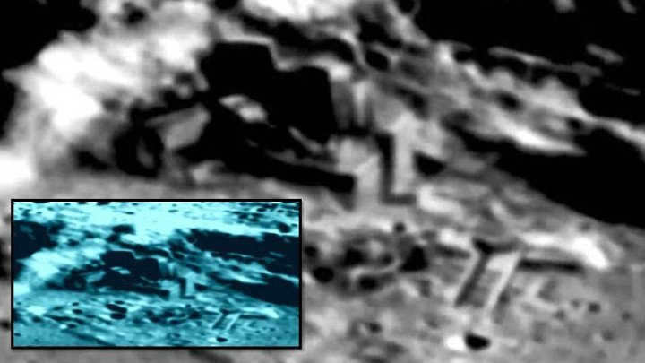 Artificial structures on the Moon