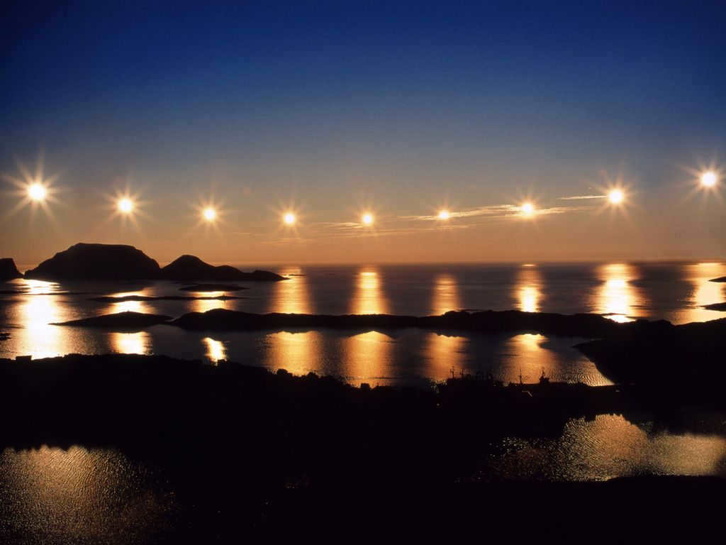 Norwegian polar days and nights