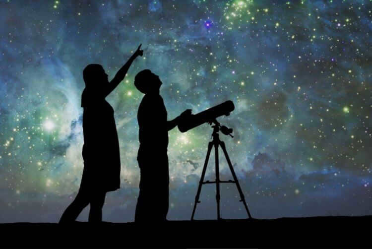 What can be seen in space in an amateur telescope - look at the photo and draw conclusions. Space in the telescope does not look like many imagine it. Photo.