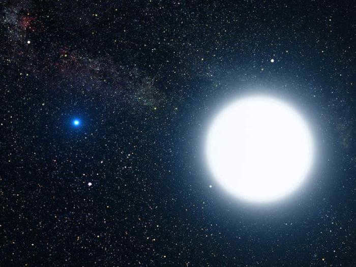 twinkling star in the sky