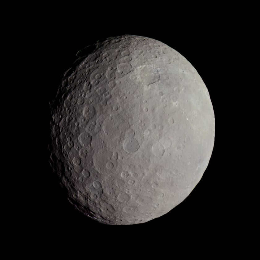 Ceres, Dawn interplanetary probe image