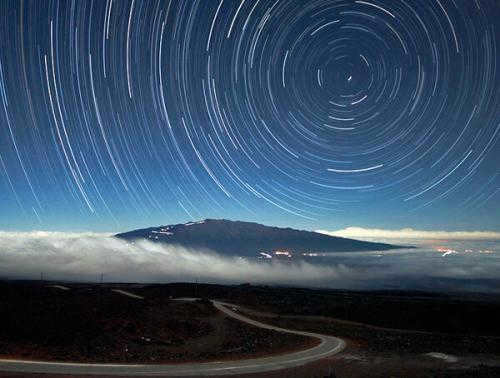 Constellation Polaris. Location of the star in relation to the sides of the world