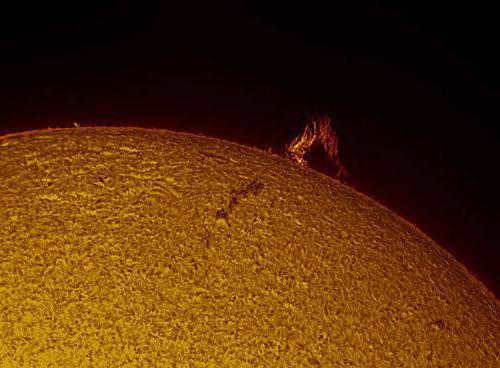 solar corona has prominences