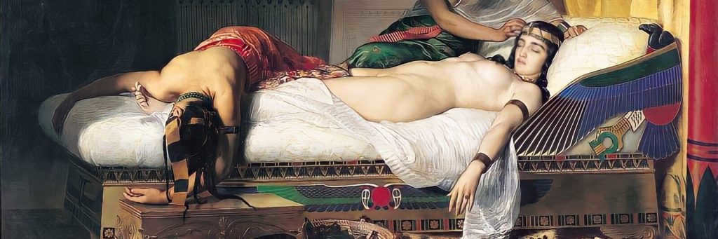 Jean-André Rixen: The Death of Cleopatra (1874).