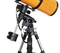 Equatorial mount with a counterweight, German type