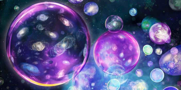 Fig. 7. Inflation theory implies that we live in an isolated bubble-universe