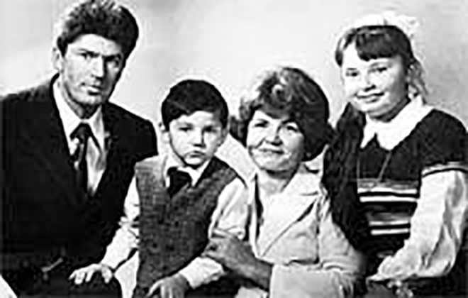 Valery Ryumin's first family