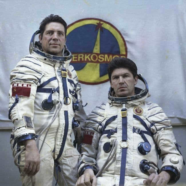 Vladimir Lyakhov and Valery Ryumin