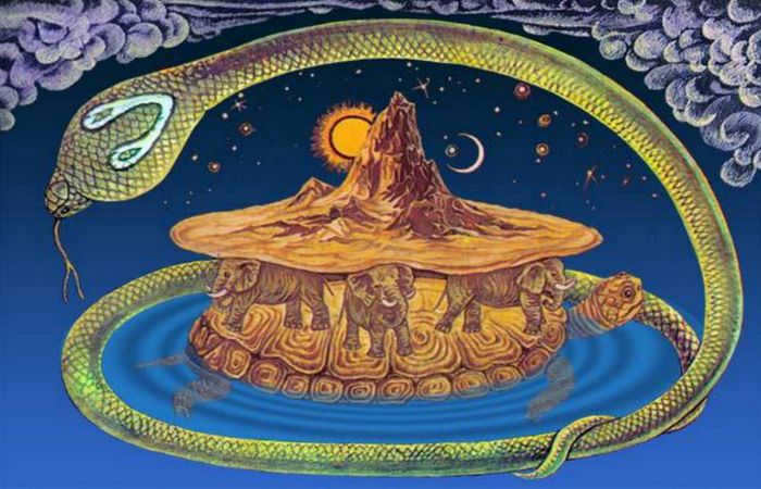 Representations of the ancients of the solar system.