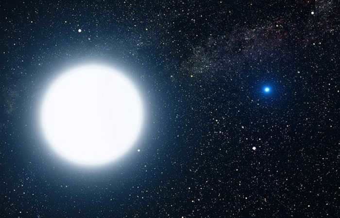 Sirius - a double star system. 