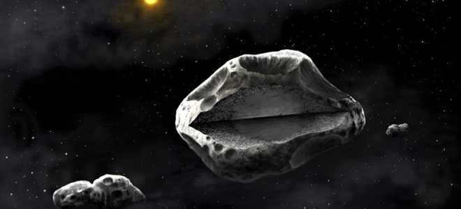 The speed of an asteroid and the movement of the largest ones