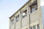 Blown out windows of houses - the consequences of the meteorite fall