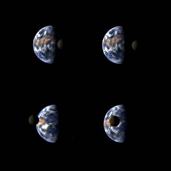 Images from the Deep Impact spacecraft