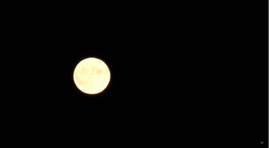 The Ural residents could observe a big and bright moon tonight