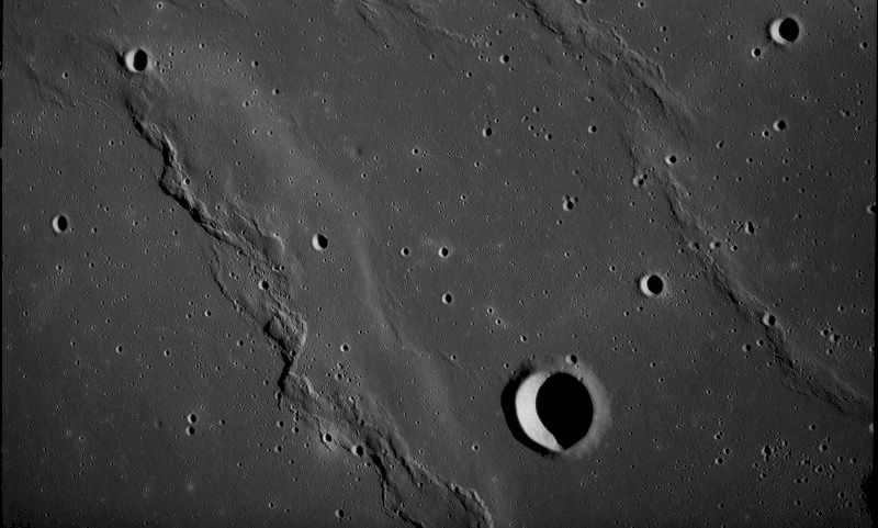 Ridge on the Moon