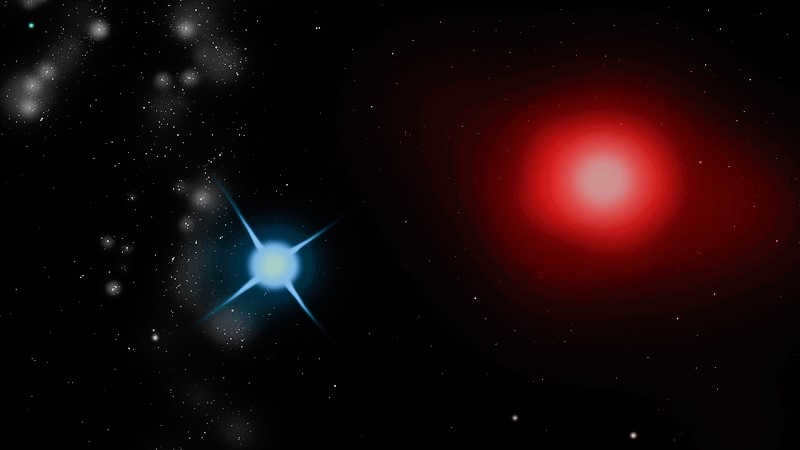 Antares A (right) and Antares B (left)