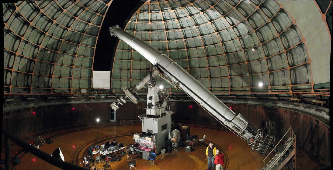 Refractor telescope of the Lycus Observatory