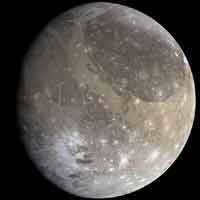 Ganymede June 26, 1996. Photo from the Galileo spacecraft.