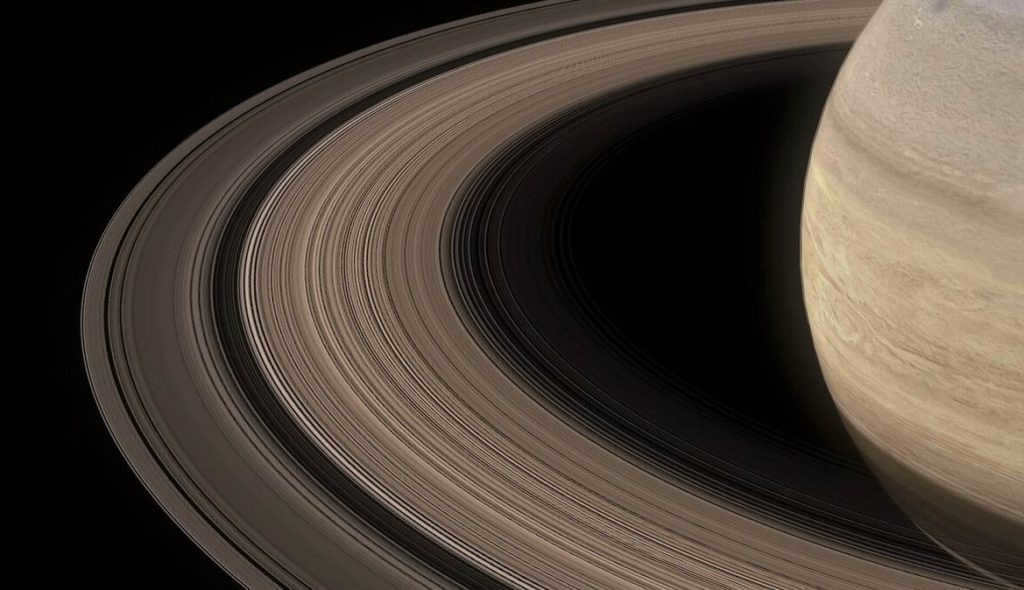 Visualization of Saturn's rings