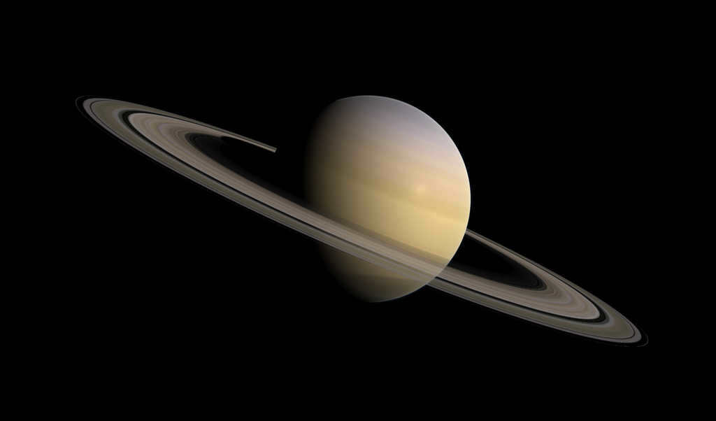 rings of the planet Saturn