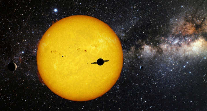 Saturn and the Sun