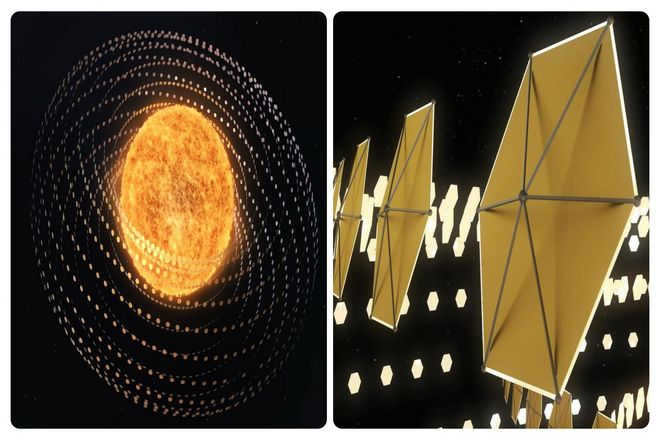 This means that the most efficient construction of a Dyson sphere is probably not even a sphere. We're likely to see something like 