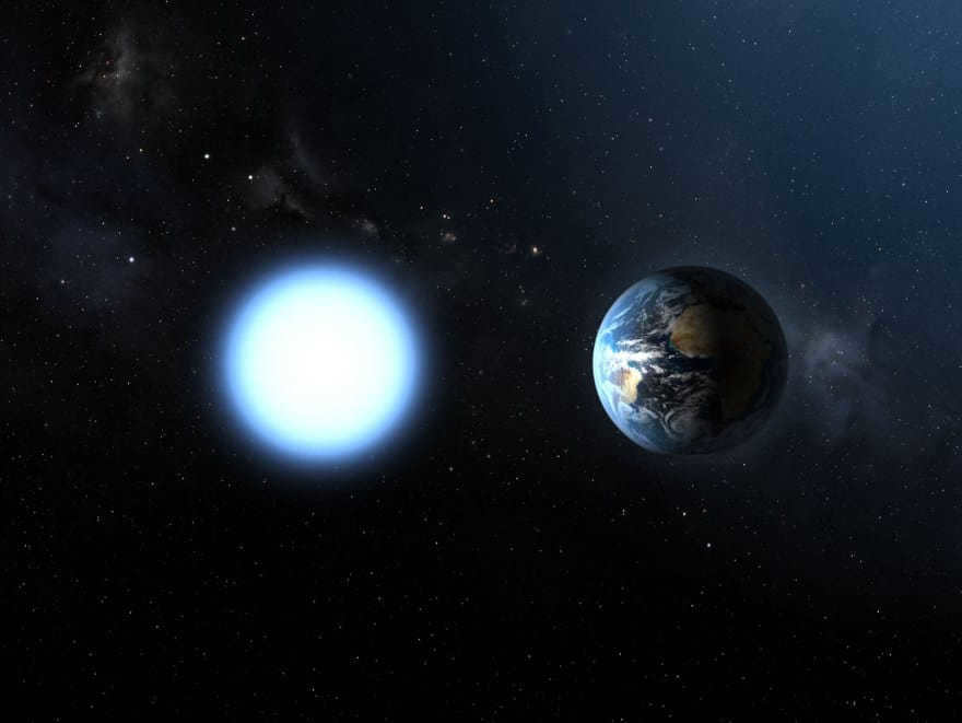 Comparison of Sirius B with Earth