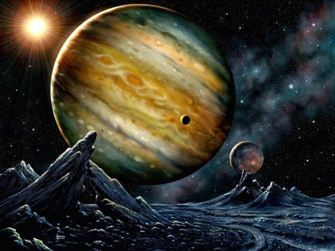 Jupiter's surface consists of an ocean of liquid hydrogen