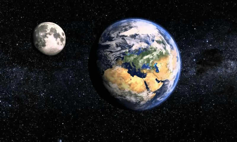 Earth and Moon