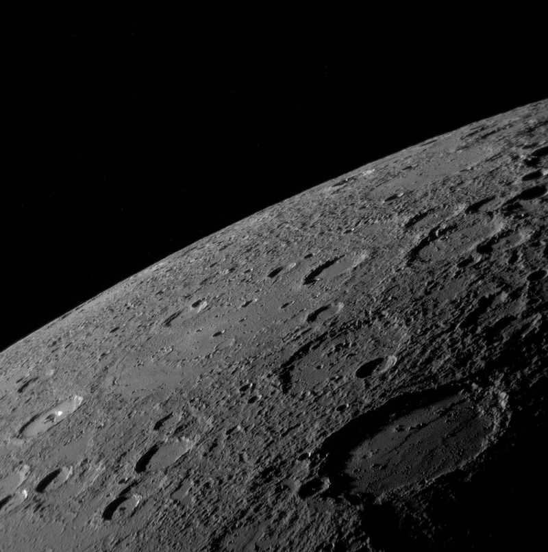 Craters on Mercury