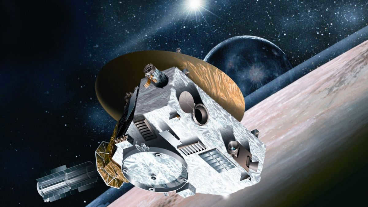 Illustration of the New Horizons spacecraft