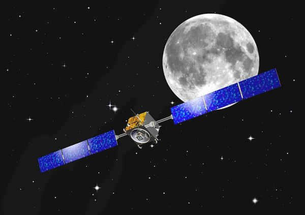 Artistic representation of the SMART-1 mission