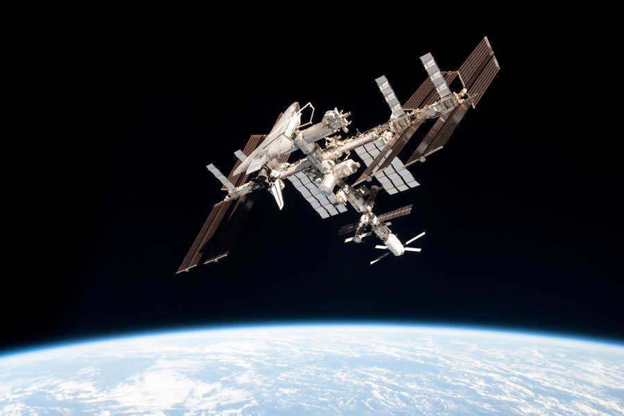 ISS - the largest artificial satellite of the Earth