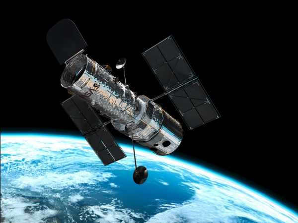 Hubble Telescope in Earth orbit