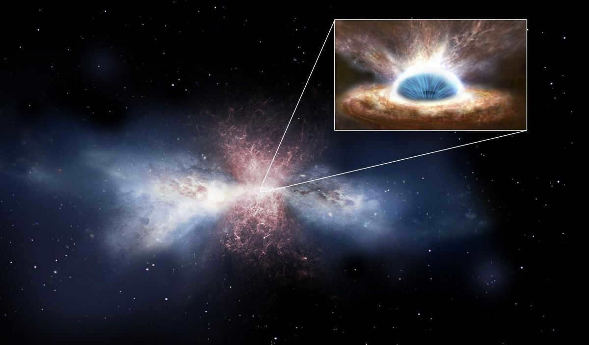 A black hole in the galactic nucleus