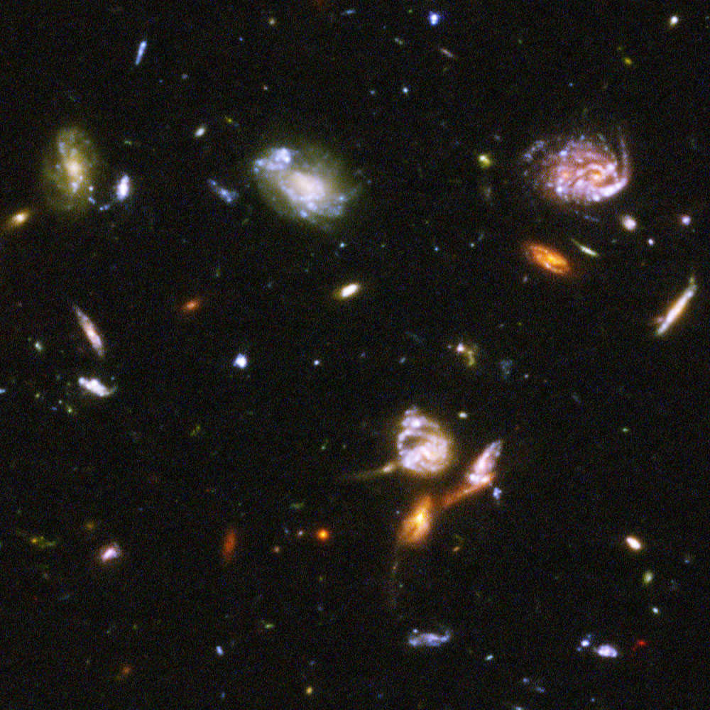 Part of a deep space image 